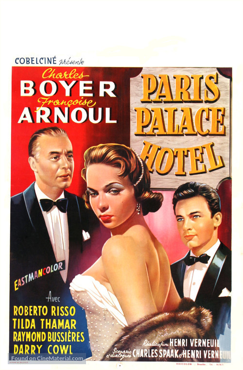 Paris, Palace H&ocirc;tel - Belgian Movie Poster