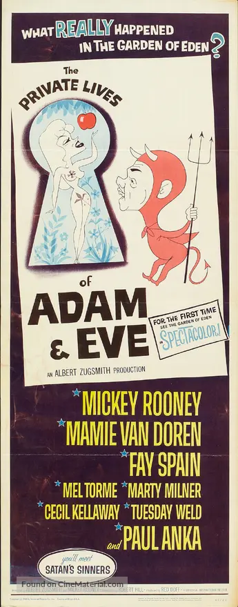 The Private Lives of Adam and Eve - Movie Poster