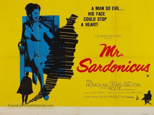 Mr. Sardonicus - British Movie Poster