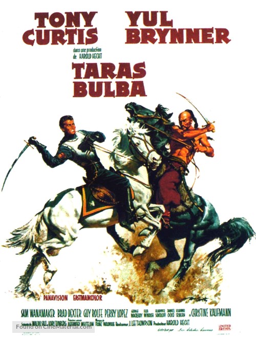 Taras Bulba - French Movie Poster
