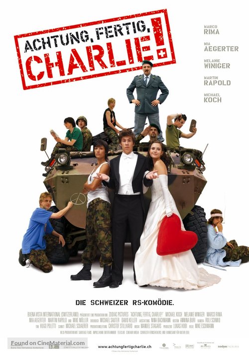 Achtung Fertig Charlie - Swiss Movie Poster