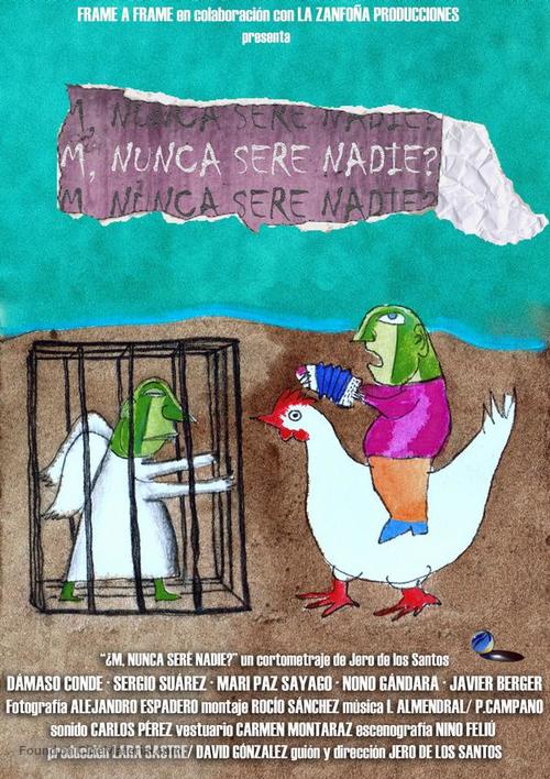 M, &iquest;nunca ser&eacute; nadie? - Spanish Movie Poster