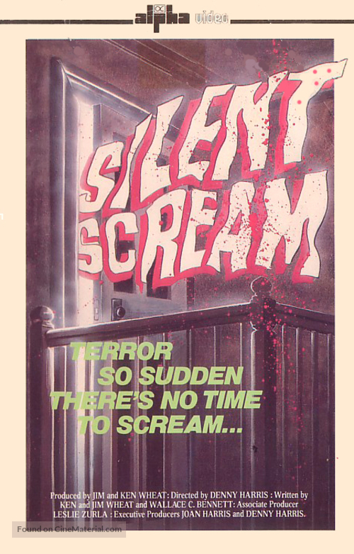 The Silent Scream - VHS movie cover