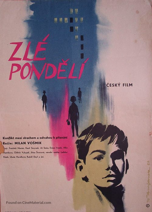 Zl&eacute; pondel&iacute; - Czech Movie Poster