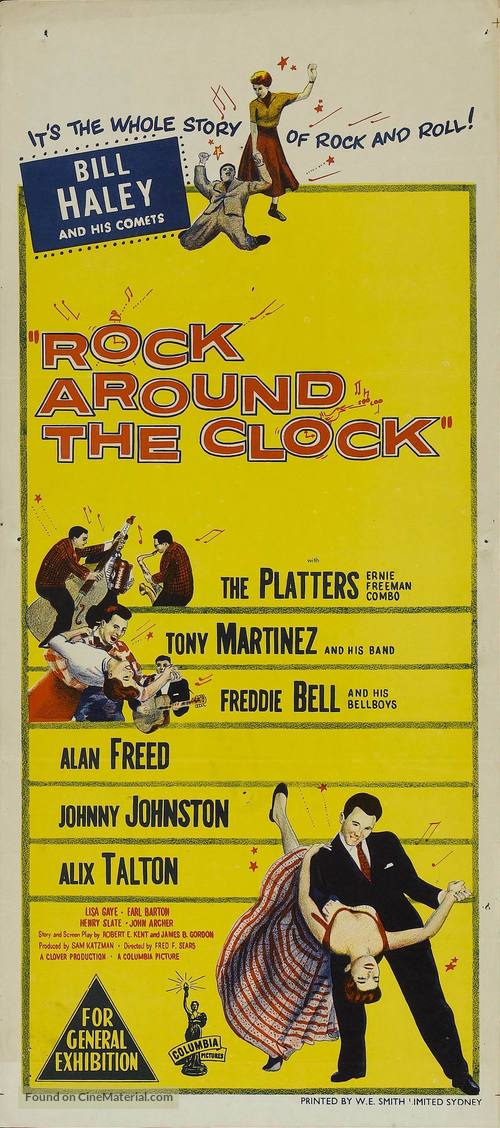 Rock Around the Clock - Australian Movie Poster