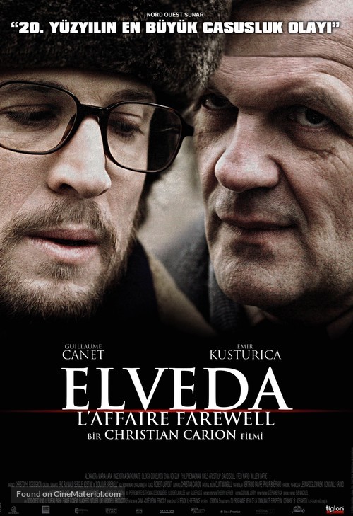 L&#039;affaire Farewell - Turkish Movie Poster
