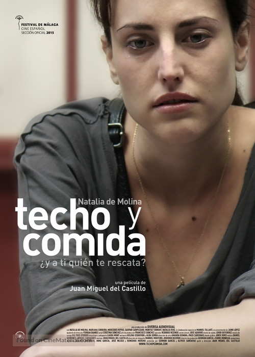 Techo y comida - Spanish Movie Poster