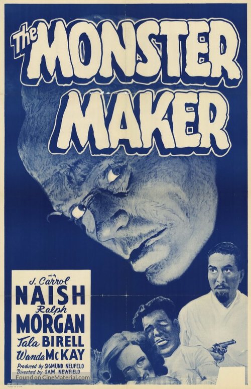The Monster Maker - Movie Poster