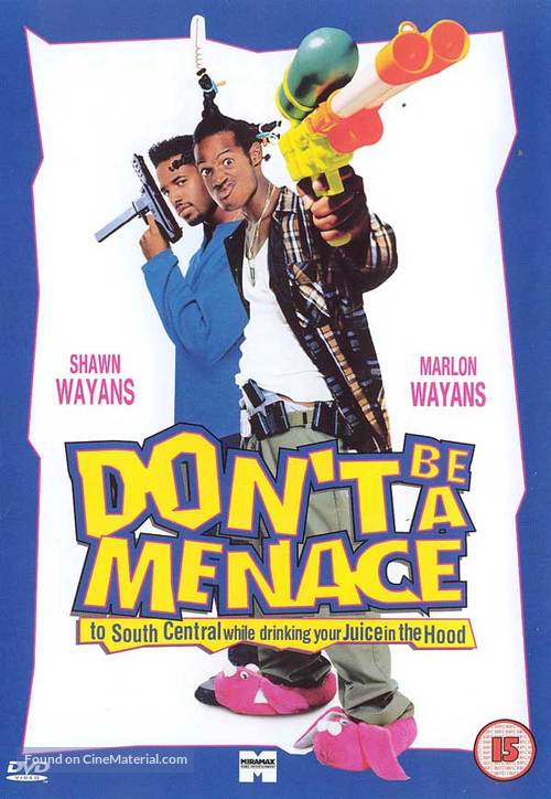 Don&#039;t Be a Menace to South Central While Drinking Your Juice in the Hood - British DVD movie cover