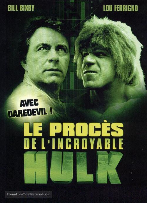 The Trial of the Incredible Hulk - French Movie Poster