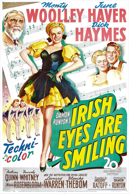 Irish Eyes Are Smiling - Movie Poster