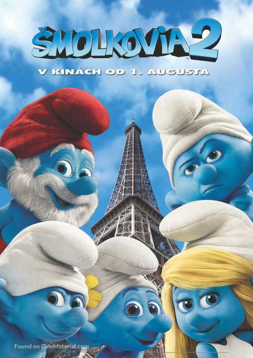 The Smurfs 2 - Slovak Movie Poster