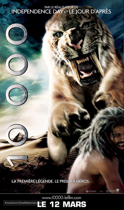 10,000 BC - French Movie Poster