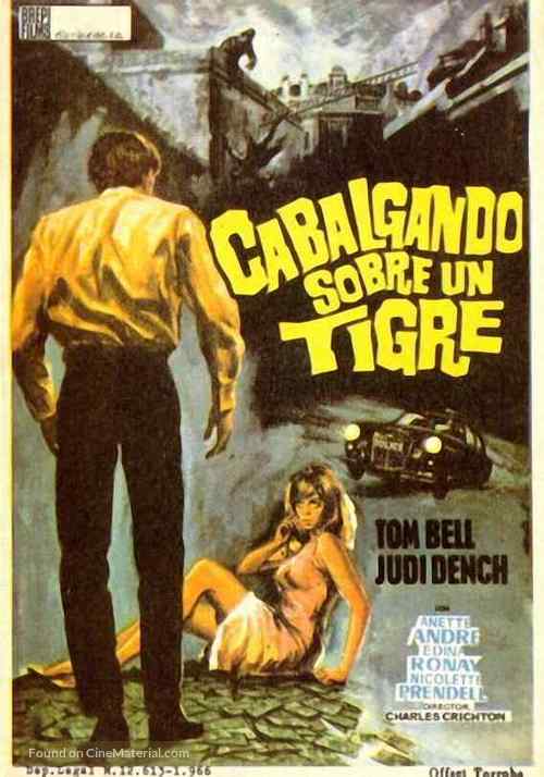 He Who Rides a Tiger - Spanish Movie Poster