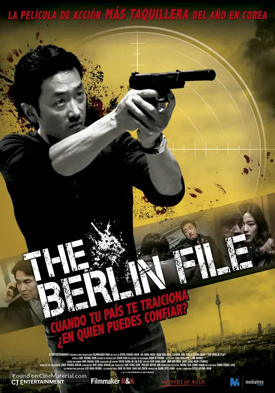 The Berlin File 2013 Spanish Movie Poster