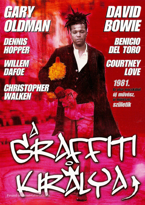 Basquiat - Hungarian DVD movie cover