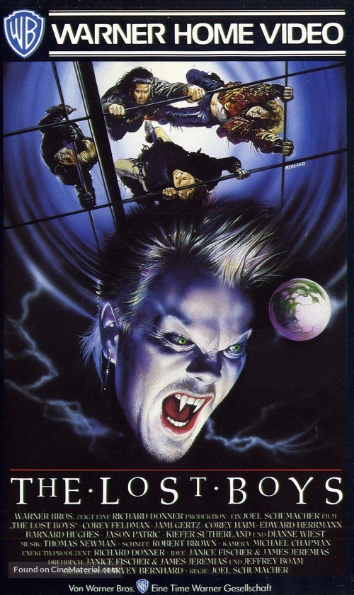 The Lost Boys - German VHS movie cover