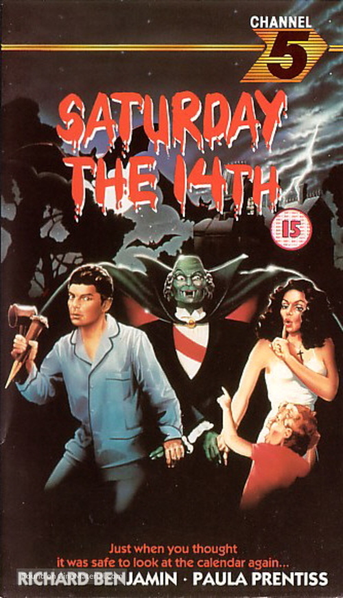 Saturday the 14th - British Movie Cover