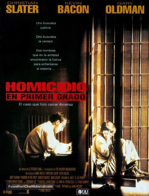 Murder in the First - Spanish Movie Poster