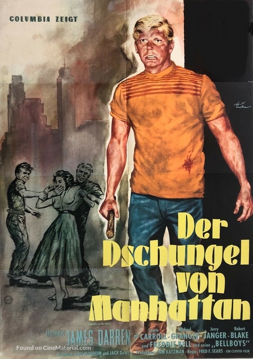 Rumble on the Docks - German Movie Poster