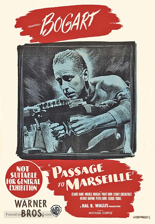 Passage to Marseille - Australian Movie Poster