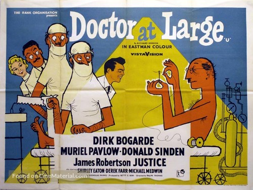 Doctor at Large - British Movie Poster