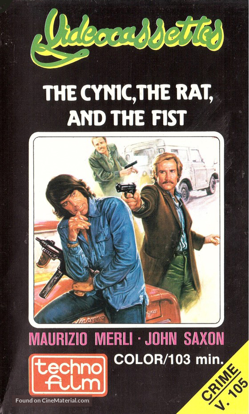 Il cinico, l&#039;infame, il violento - Finnish VHS movie cover