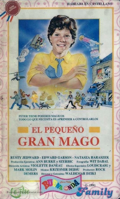 Cudowne dziecko - Argentinian VHS movie cover