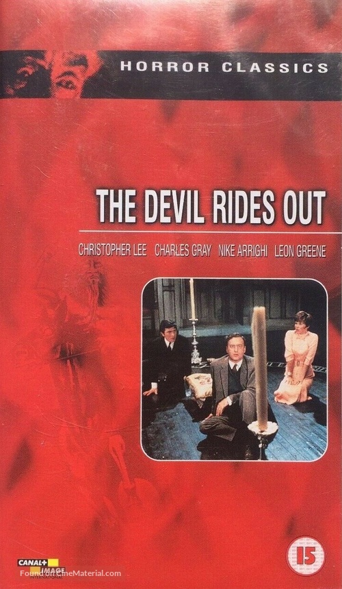 The Devil Rides Out - British VHS movie cover