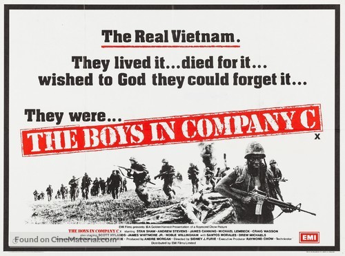 The Boys in Company C - British Movie Poster