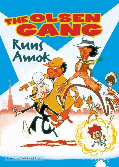 Olsen-banden g&aring;r amok - British Movie Cover