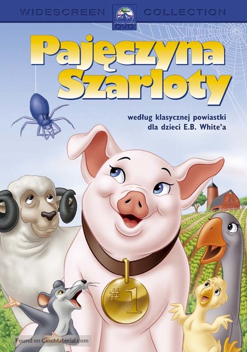 Charlotte&#039;s Web - Polish DVD movie cover