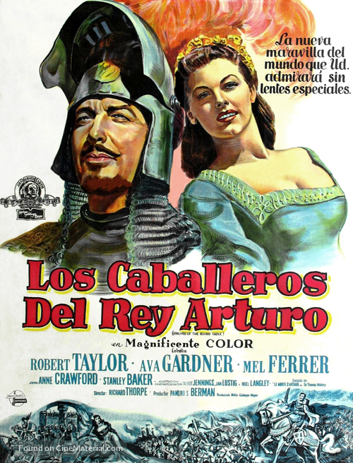 Knights of the Round Table - Argentinian Movie Poster