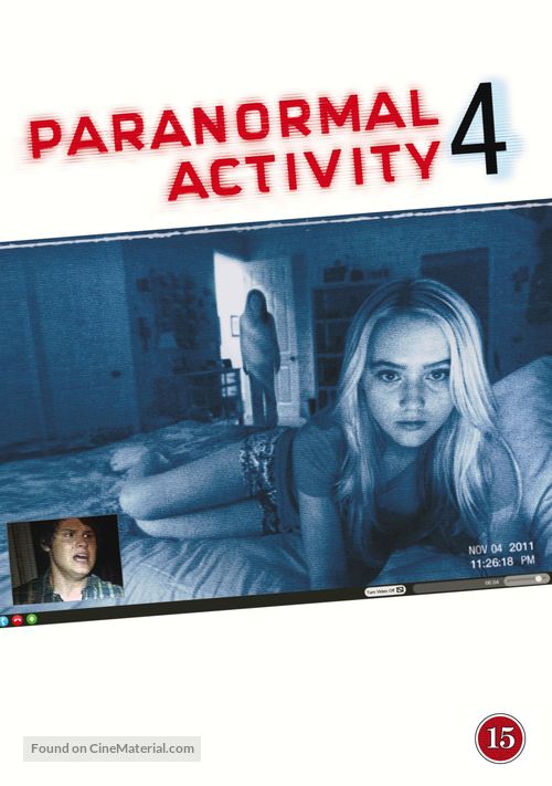 Paranormal Activity 4 - Danish Movie Cover