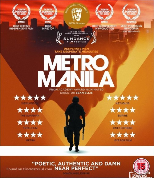 Metro Manila - British Blu-Ray movie cover