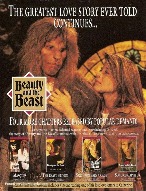 &quot;Beauty and the Beast&quot; - Video release movie poster
