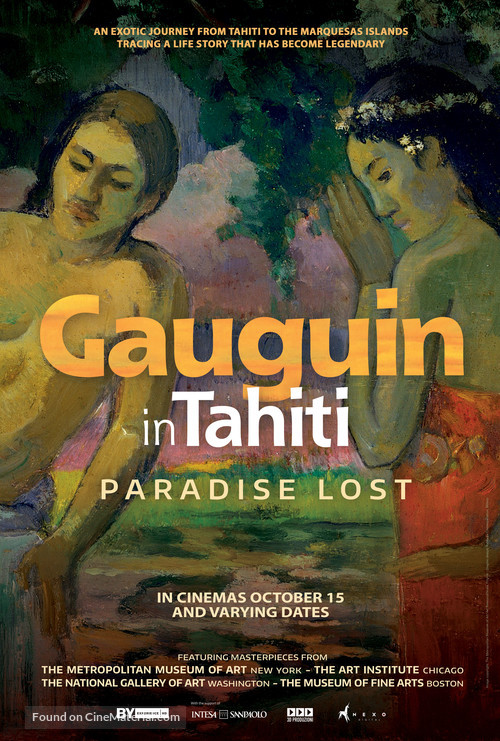 Gauguin a Tahiti. Il paradiso perduto - British Movie Poster