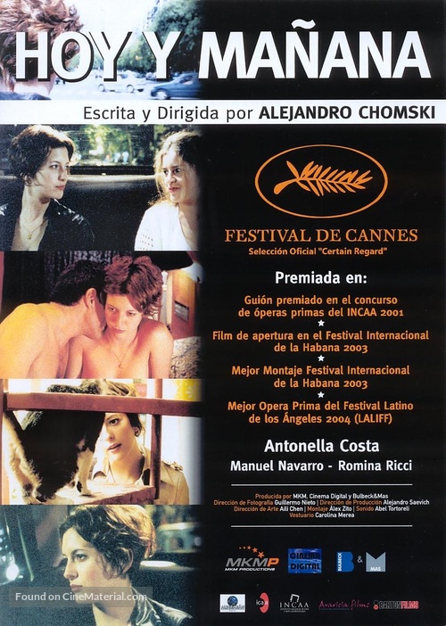 Hoy y ma&ntilde;ana - Spanish poster