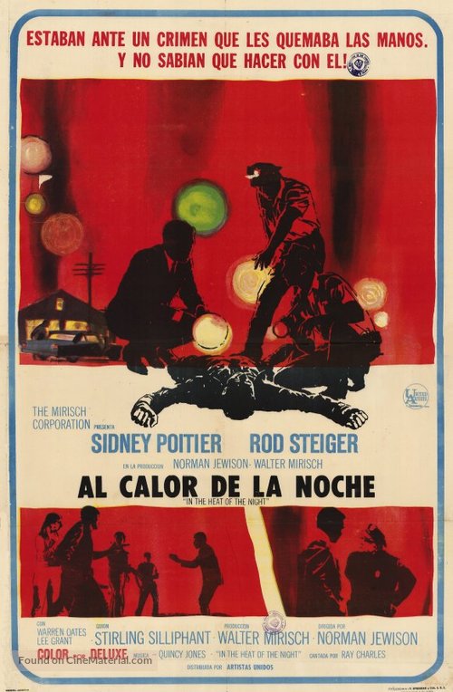 In the Heat of the Night - Argentinian Movie Poster
