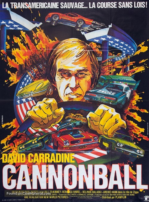 Cannonball! - French Movie Poster