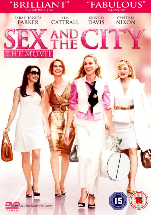 Sex and the City - British DVD movie cover