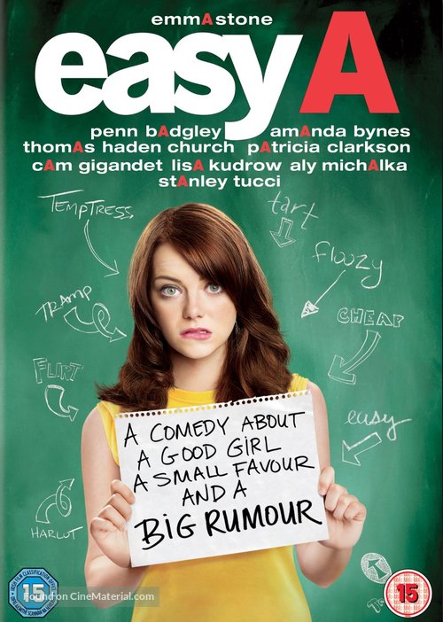 Easy A - British Movie Cover