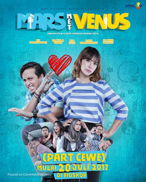 Mars met Venus - Indonesian Movie Poster