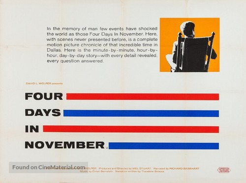 Four Days in November - British Movie Poster