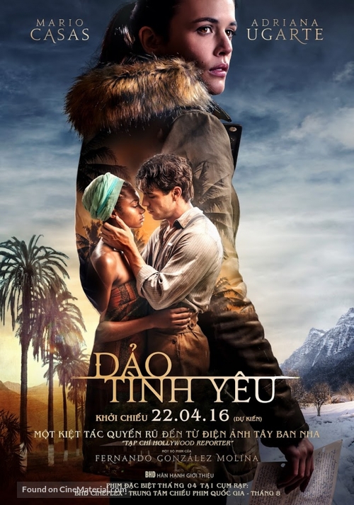 Palmeras en la nieve - Vietnamese Movie Poster