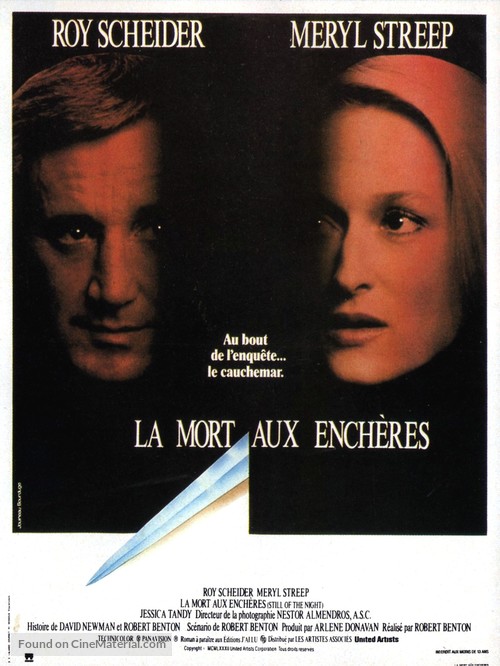 Still of the Night - French Movie Poster