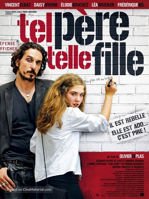 Tel p&eacute;re telle fille - French poster