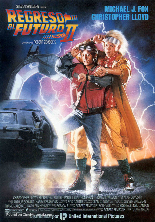 Back to the Future Part II - Spanish Movie Poster