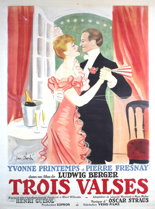 Les trois valses - French Movie Poster