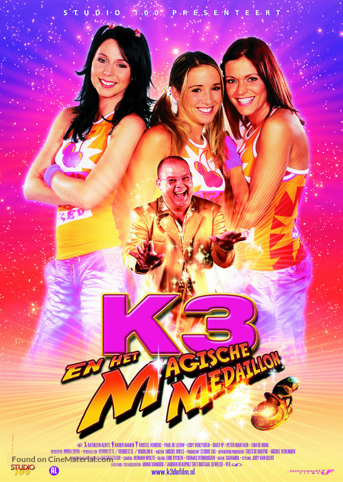 K3 en het magische medaillon - Dutch Movie Poster